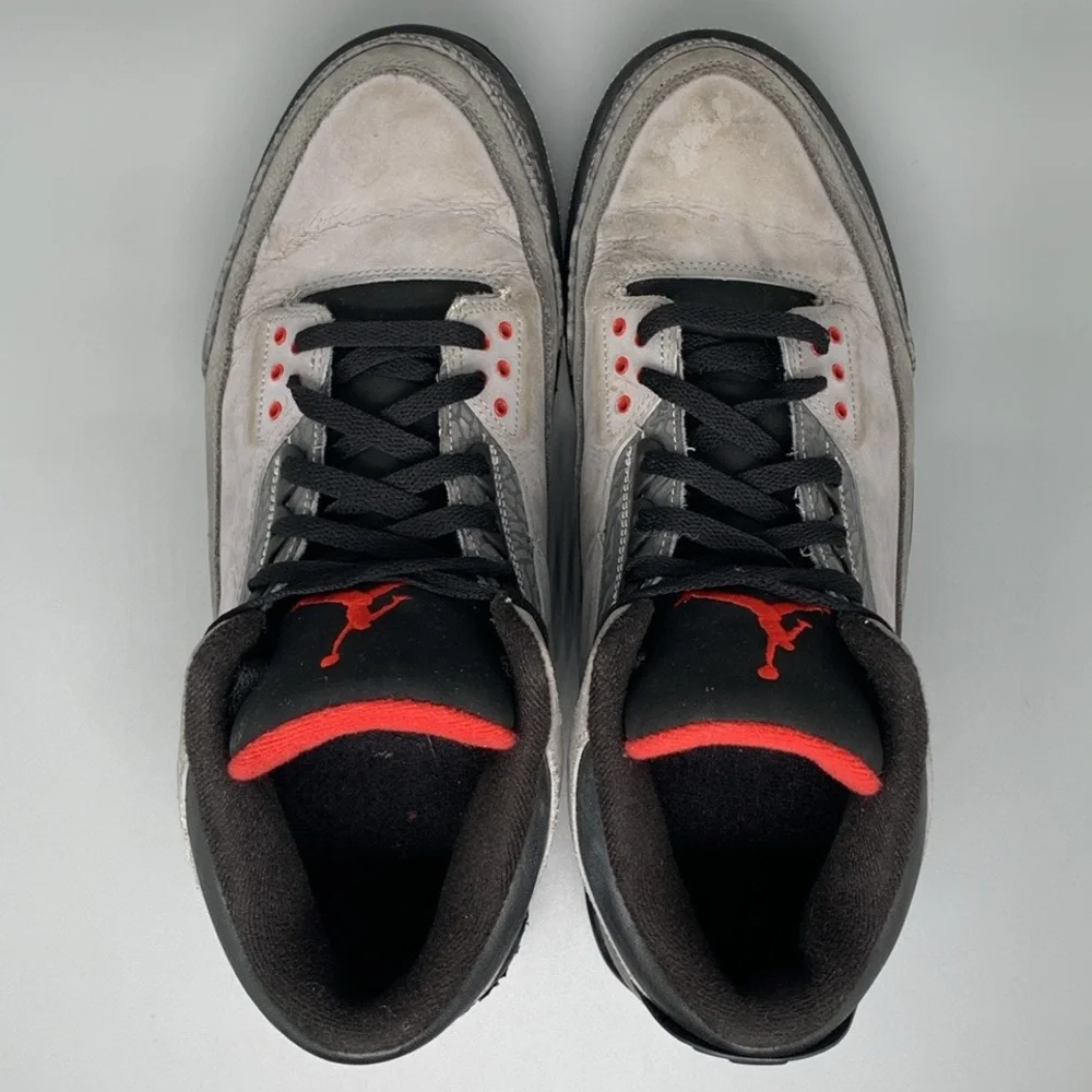 Jordan 3 Retro Stealth Cool Grey Basketball Shoes 136064-003 Men's Sz 13‎